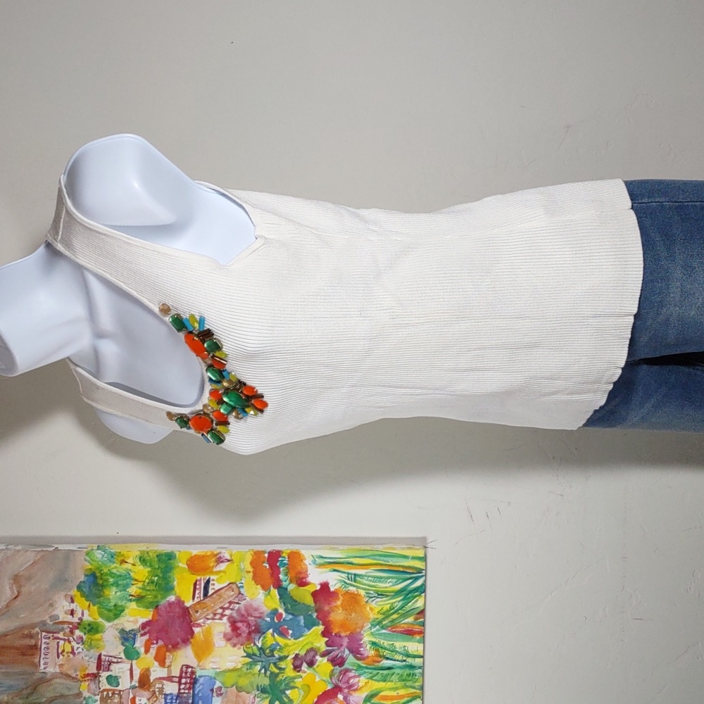 Ruby Rd. Embellished Stretch Knit Tank - Picture 3 of 5